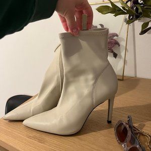 White Zara Ankle Boots 37